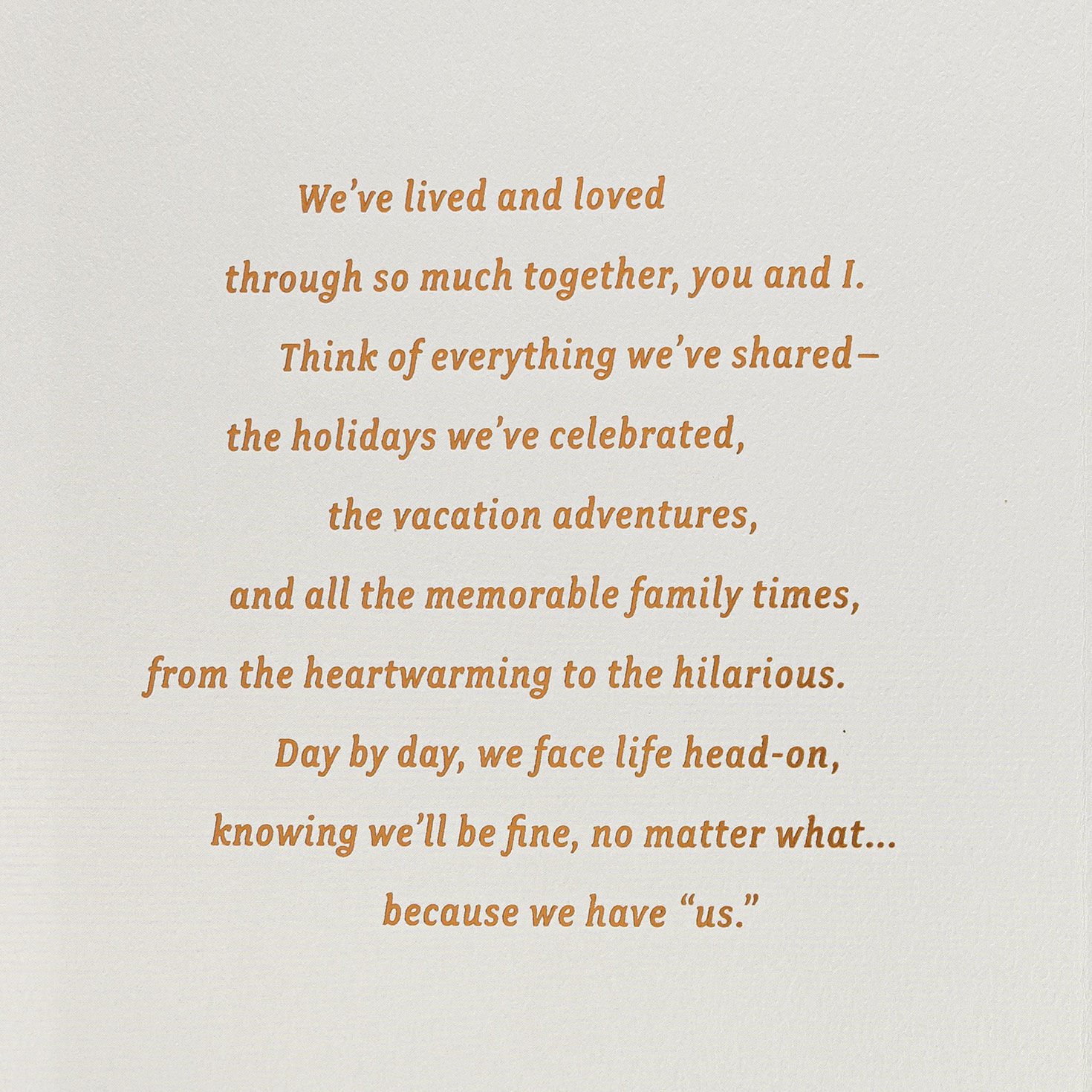 Our Love Is Once in a Lifetime Romantic Anniversary Card, , large image number 2