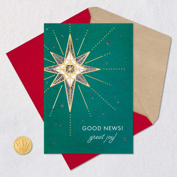 DaySpring Candace Cameron Bure Good News Great Joy Religious Christmas Card, , large image number 6