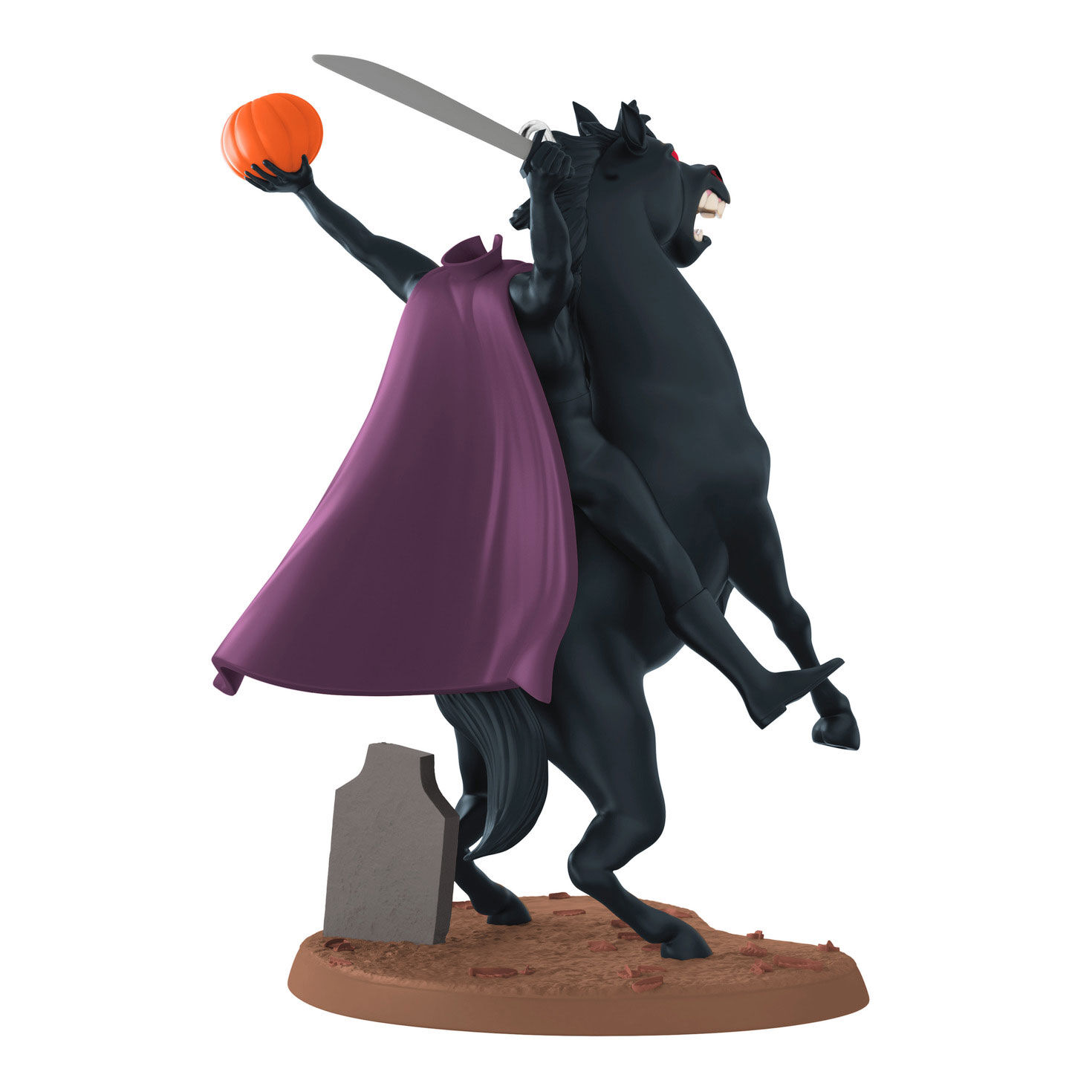 The Headless Horseman Keepsake Ornament back image number 4