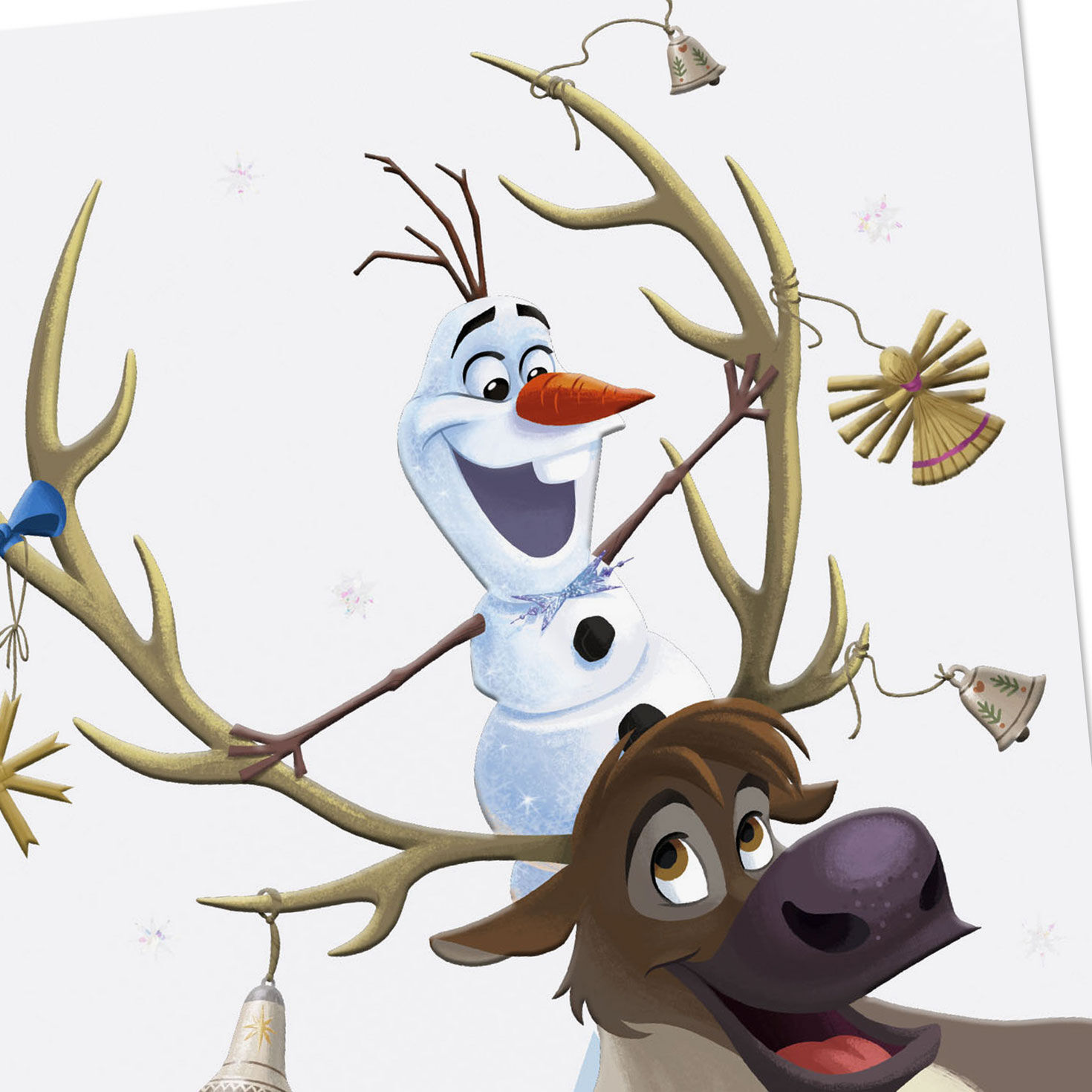 Disney Frozen Olaf and Sven Santa's Good List Spanish-Language Money Holder Christmas Card for only USD 2.99 | Hallmark