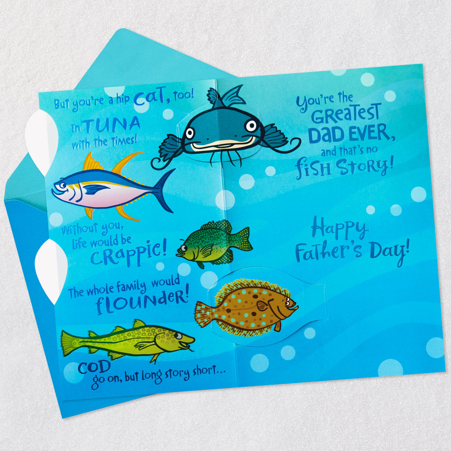 Holy Mackerel, You're One Great Dad Funny Father's Day Card for Dad for only USD 5.59 | Hallmark