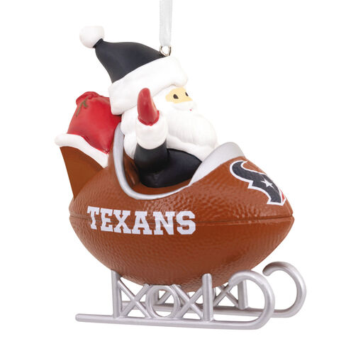 NFL Houston Texans Santa Football Sled Hallmark Ornament, 