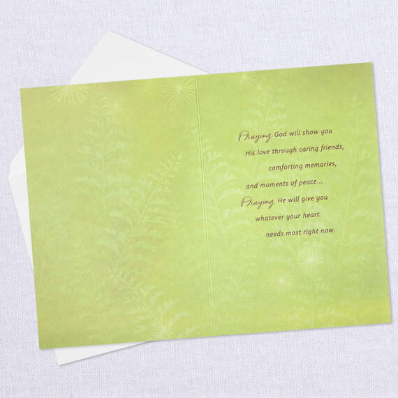 Caring Friends and Comforting Memories Religious Sympathy Card, , large image number 3