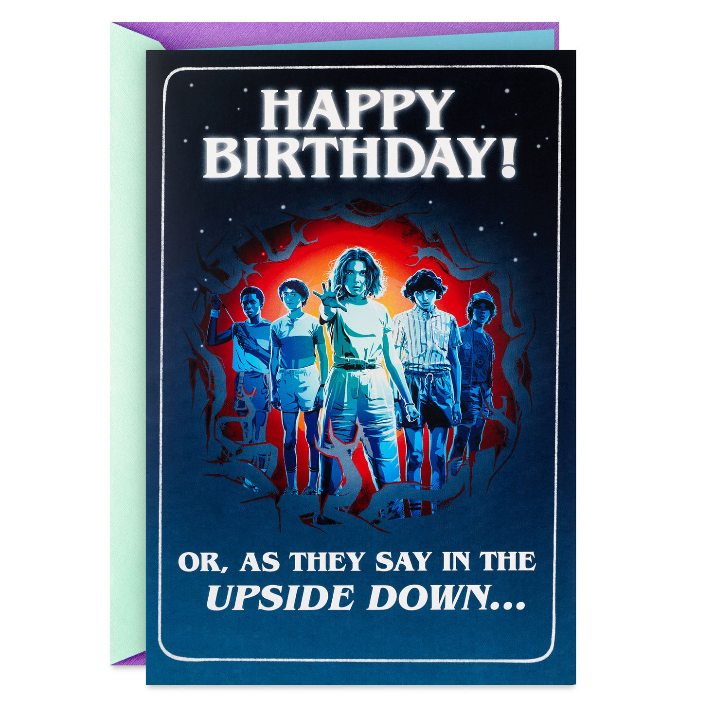 Netflix Stranger Things Upside Down Musical Birthday Card, , large image number 1