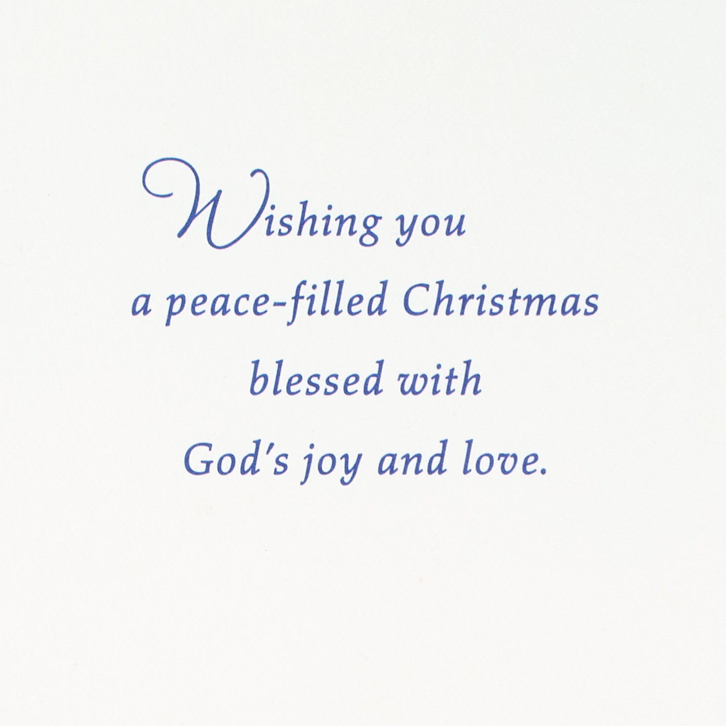Thomas Kinkade Religious Christmas Card Sentiment image number 2