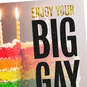 Big Gay Cake With Candles Birthday Card, , large image number 4