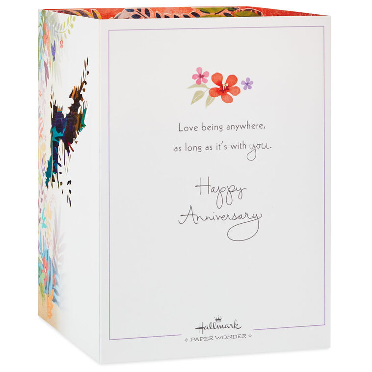 Love Anywhere With You 3D Pop-Up Anniversary Card, , large image number 3