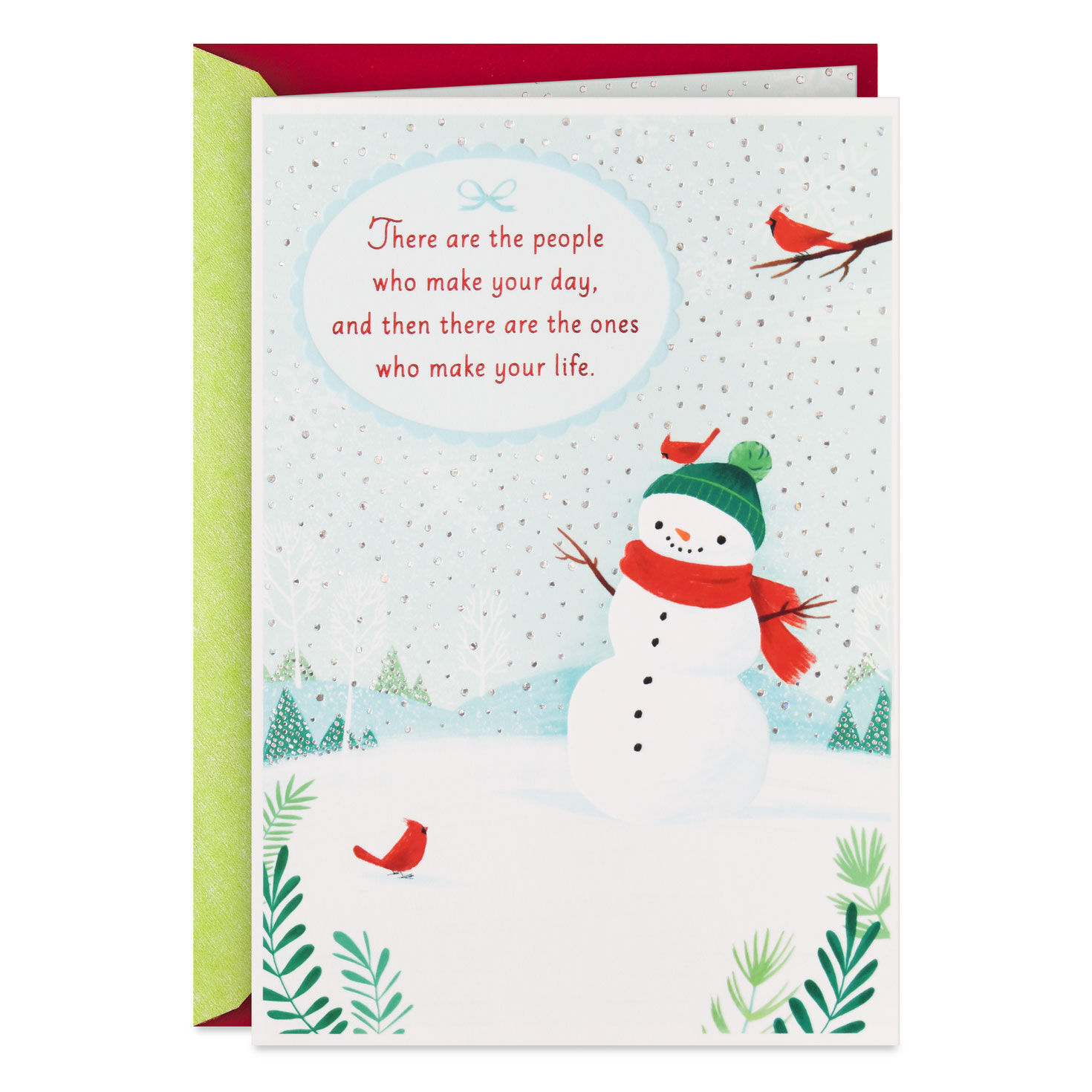 You Make My Day and My Life Christmas Card
