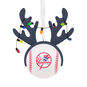 Yankees Reindeer Baseball Christmas Ornament Front image number 1