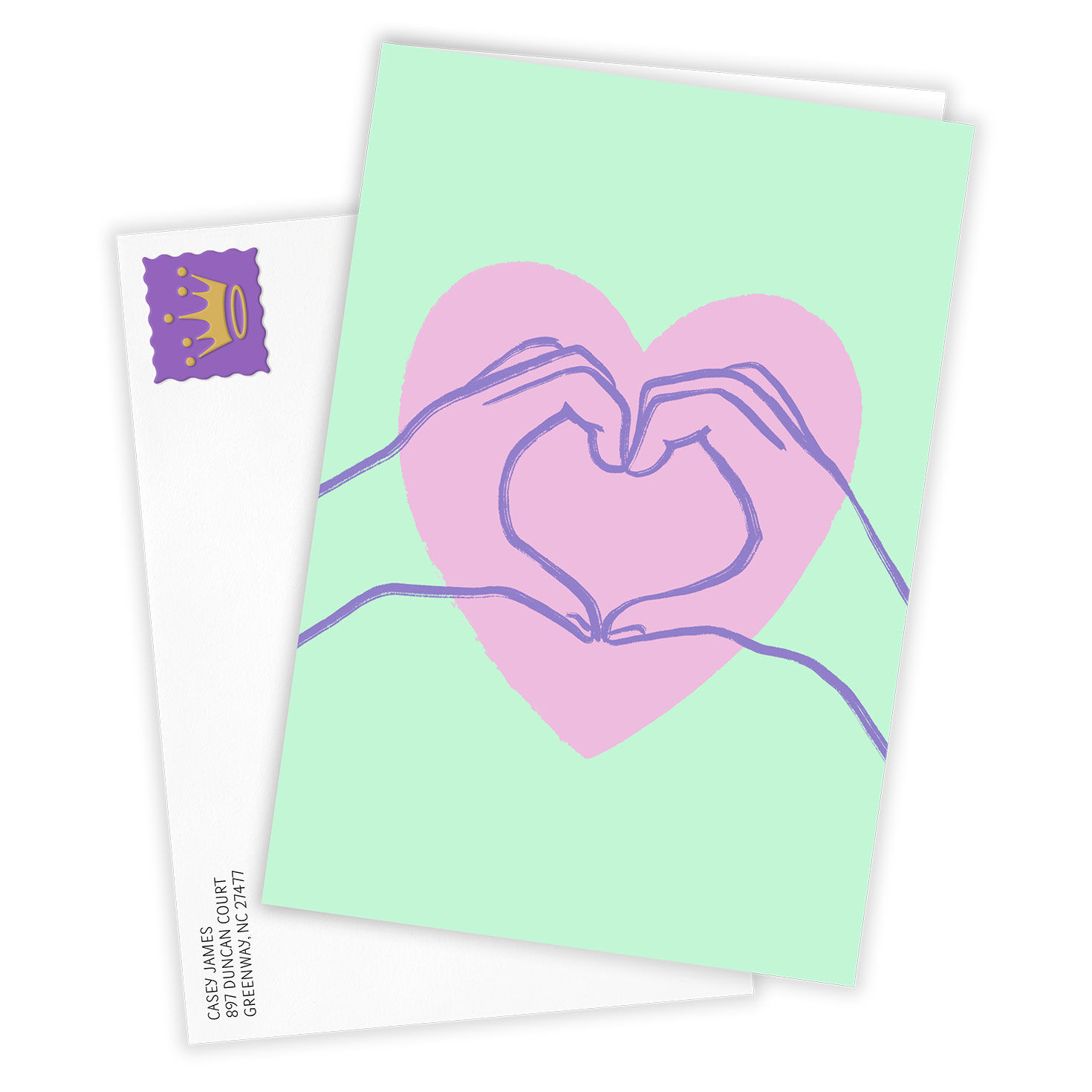 Heart Hands Custom Love Card for only USD 4.99 | Hallmark