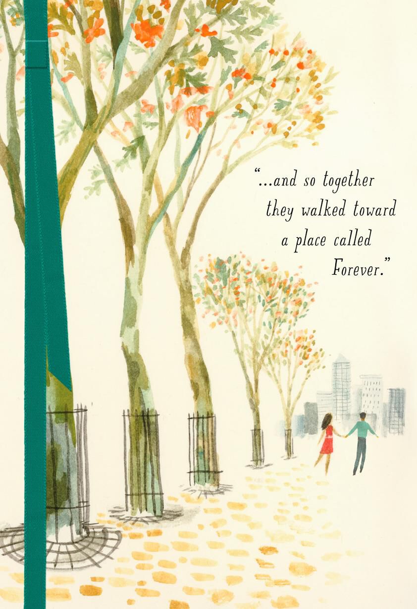 Walking Toward Forever Engagement Card