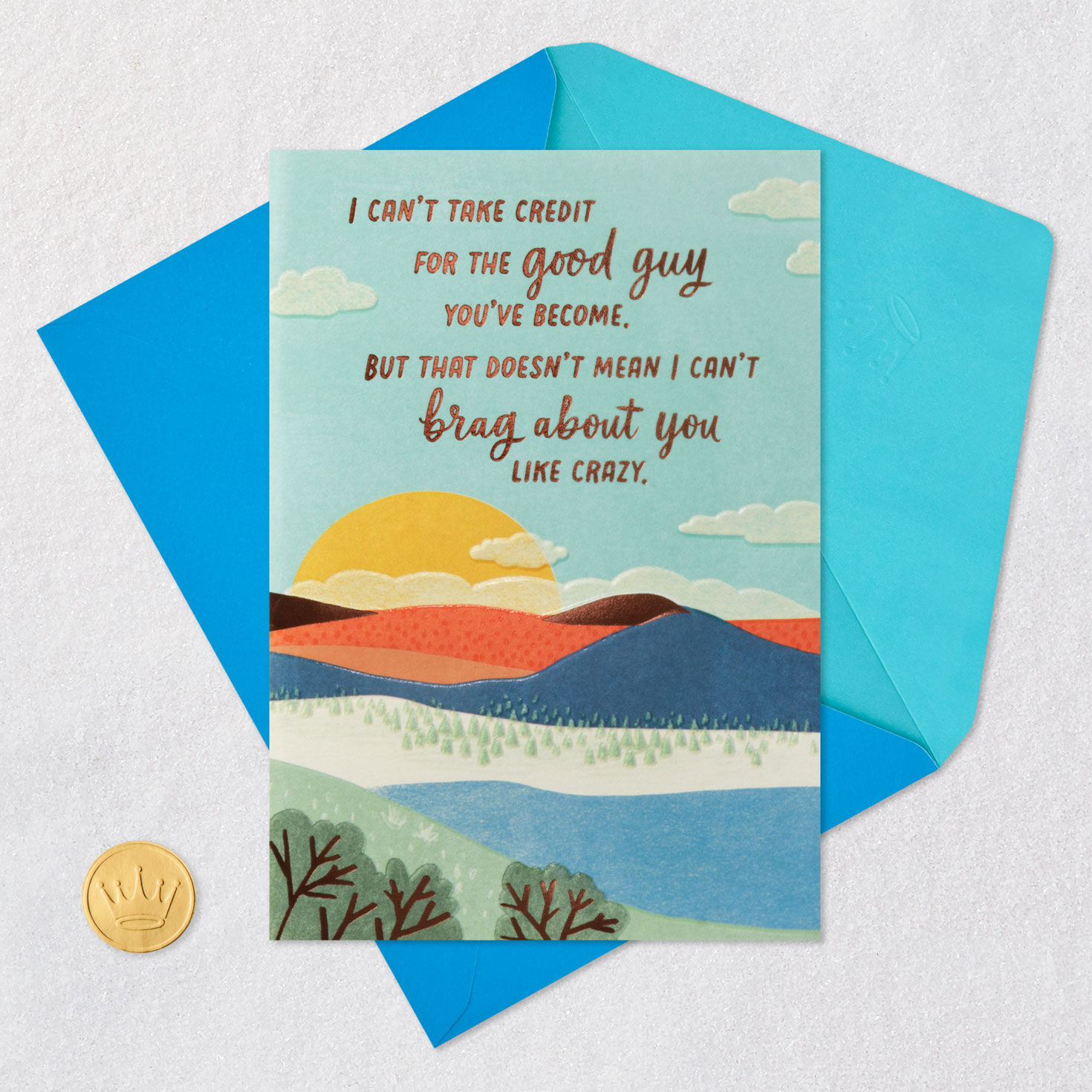Sunset Landscape Like a Son Birthday Card for Him for only USD 2.99 | Hallmark