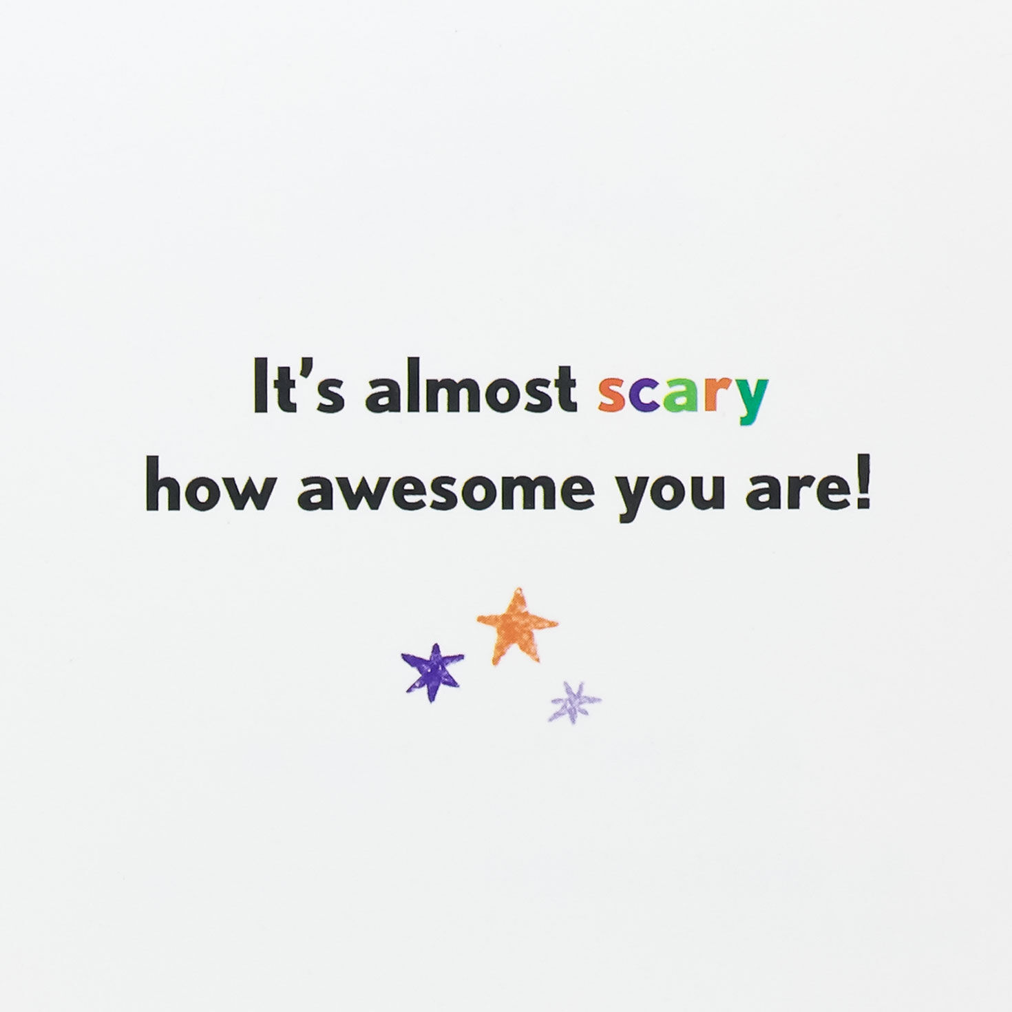 Monster Lettering on Purple Halloween Card Sentiment image number 2