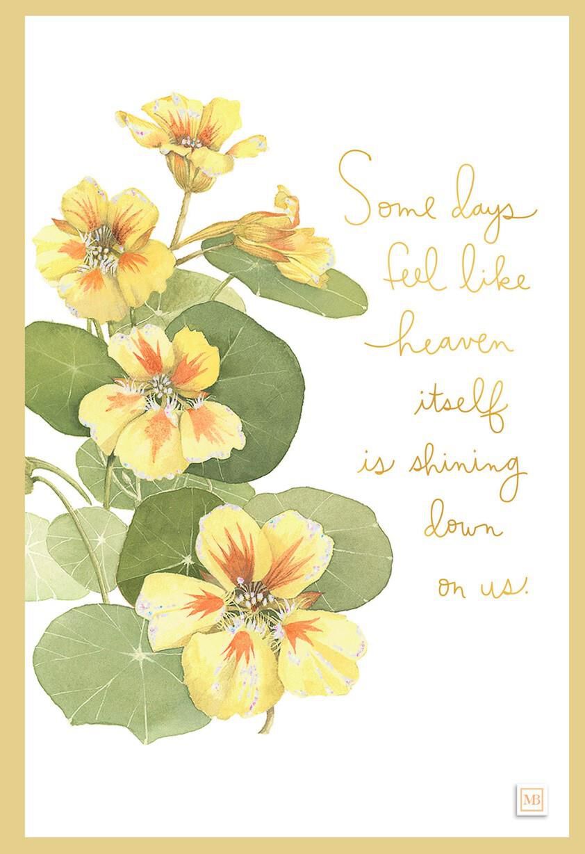May Heaven Shine Down Marjolein Bastin Encouragement Card