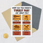 Turkey Part Hidden Meanings Thanksgiving Card Card Back with Envelope image number 6