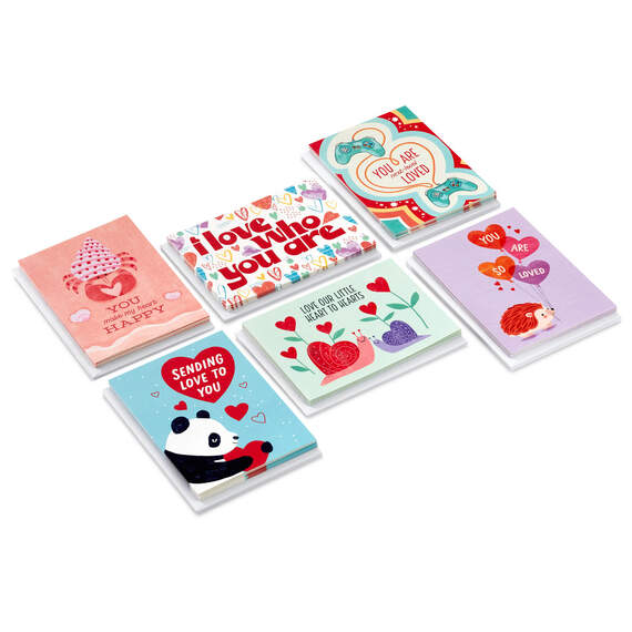 Cute Critters Assorted Blank Valentine's Day Cards, Pack of 36, , large image number 1