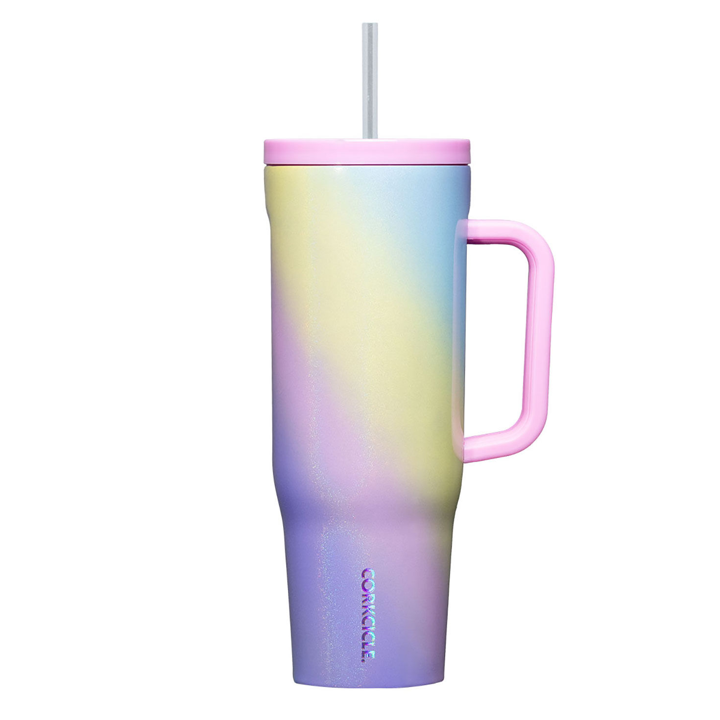 Corkcicle Rainbow Unicorn Stainless Steel Cruiser Cup, 40 oz.