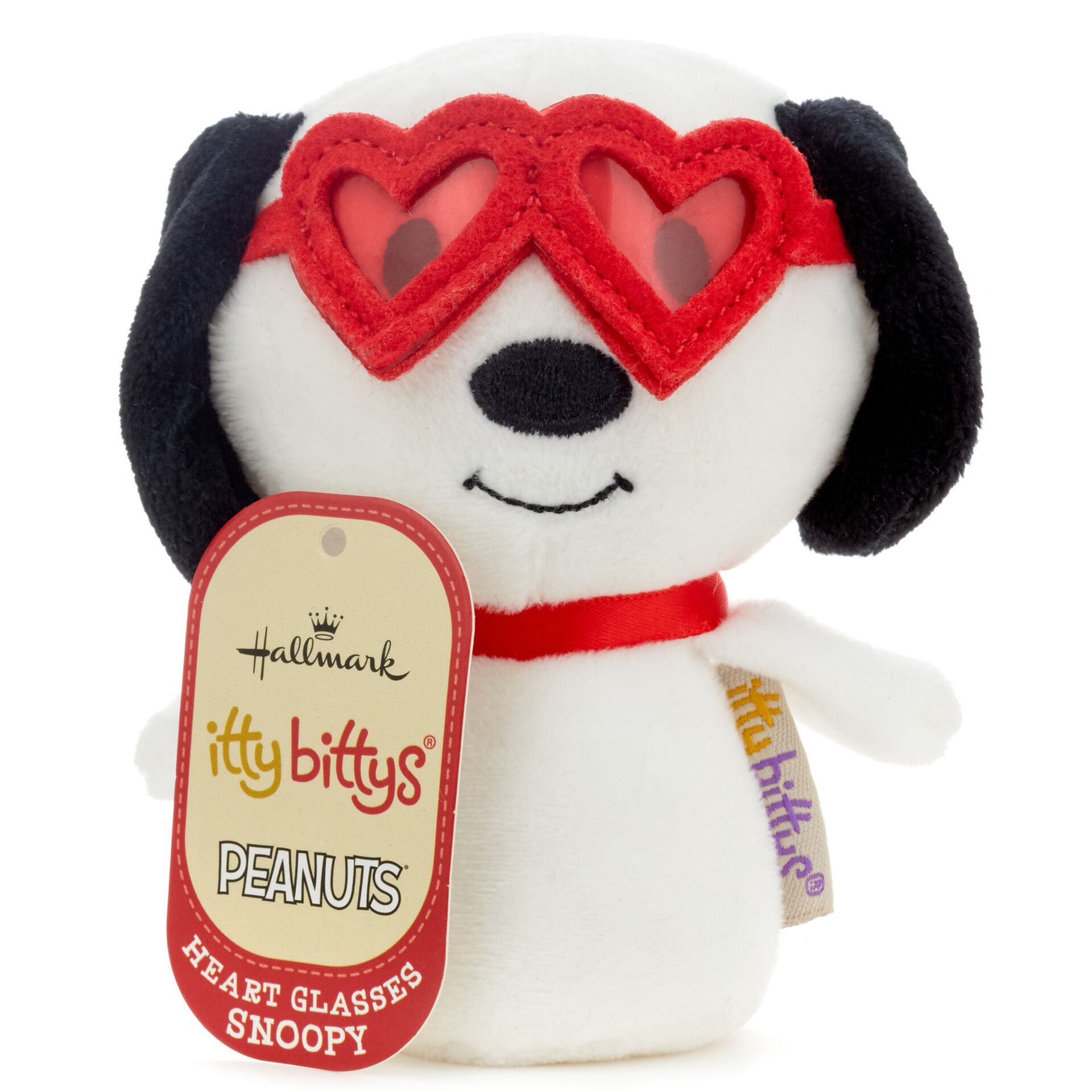 Hallmark Itty Bittys Plush Snoopy Pastel Pink with tag