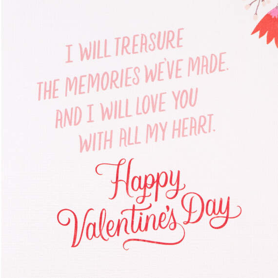 Love You With All My Heart Romantic Valentine's Day Card, , large image number 3
