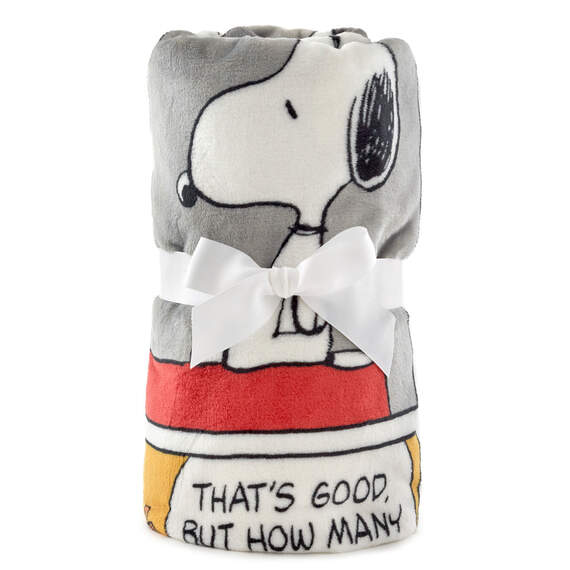 Peanuts® Snoopy and Woodstock Comic Strip Fall Throw Blanket, 50x60