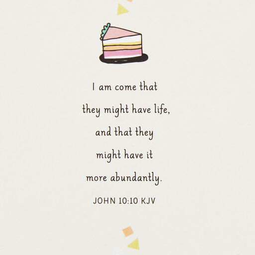 Every Good and Perfect Gift Religious Birthday Card, 