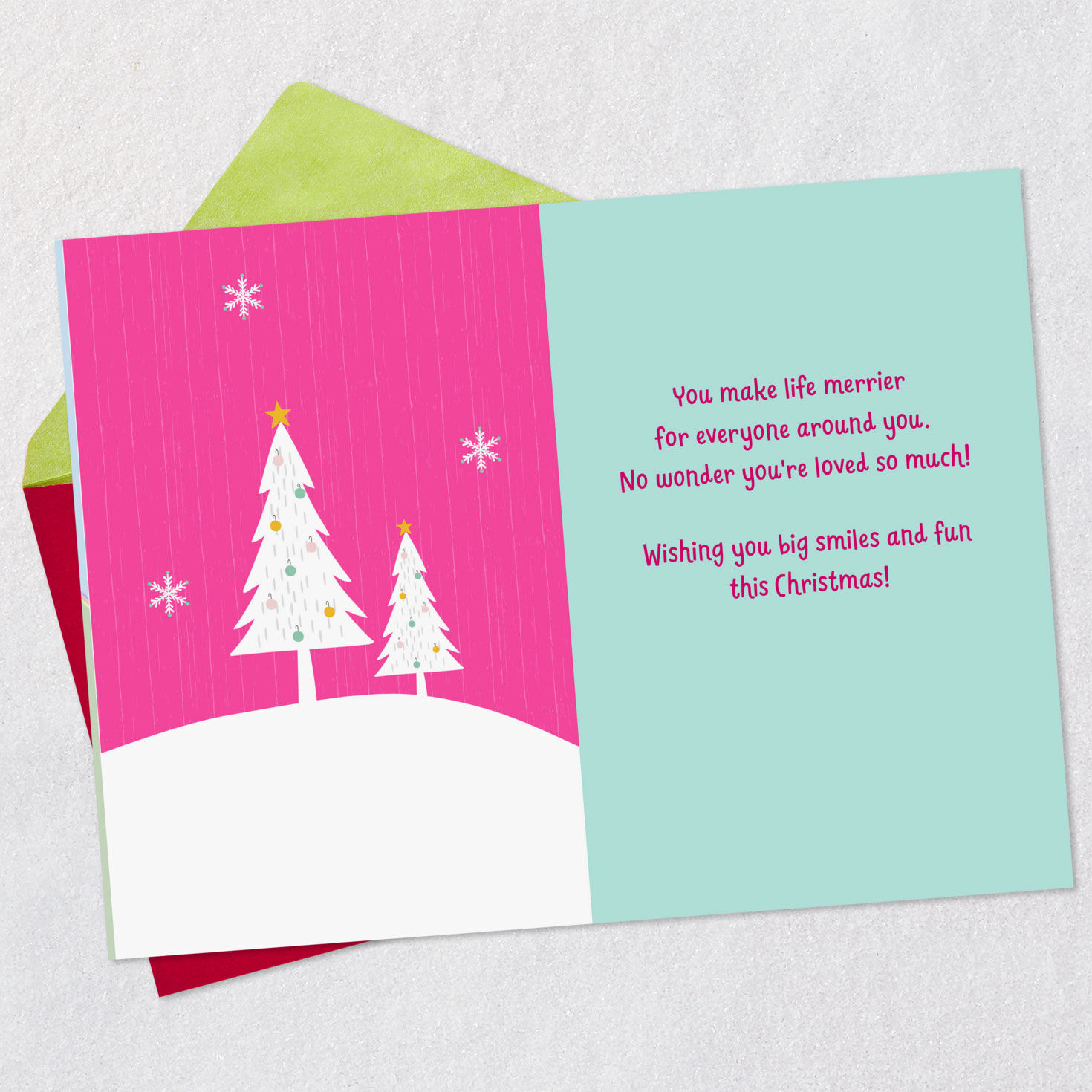 You're Loved So Much Christmas Card for Great-Granddaughter, , large image number 3