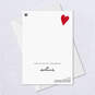 Personalized White Outline Happy Valentine's Day Photo Card, , large image number 3