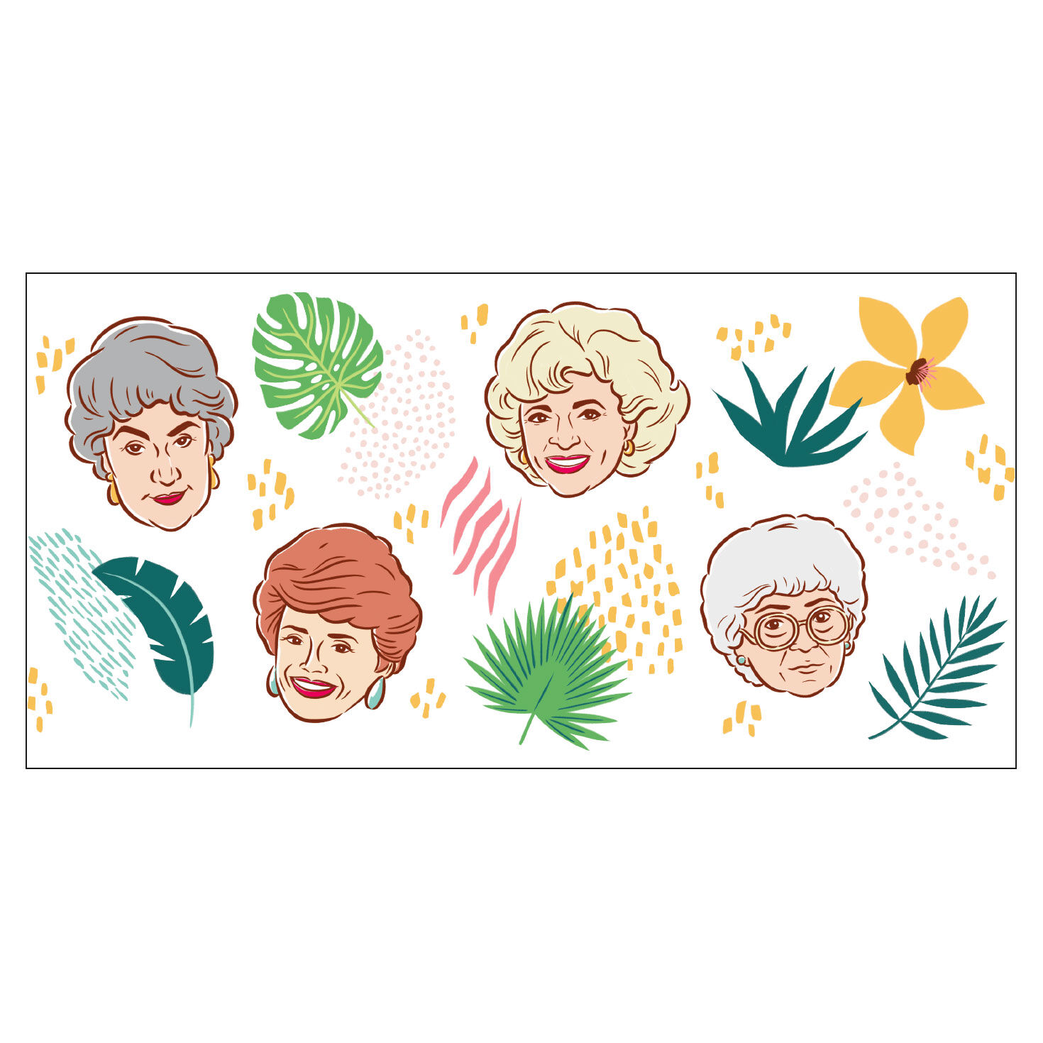 The Golden Girls Collector Glass  image number 2