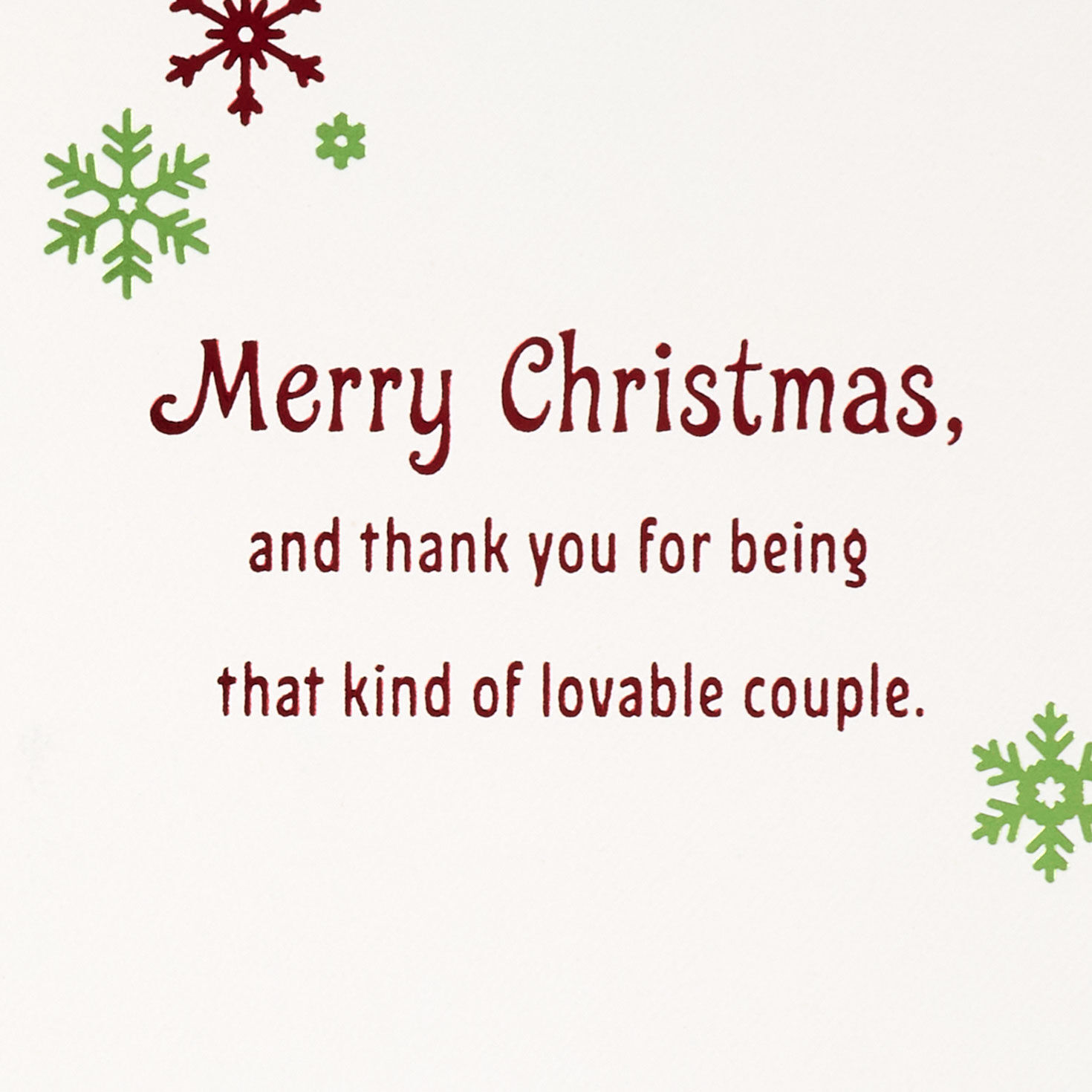 Deer With Lights Christmas Card for Son and Wife Sentiment image number 3