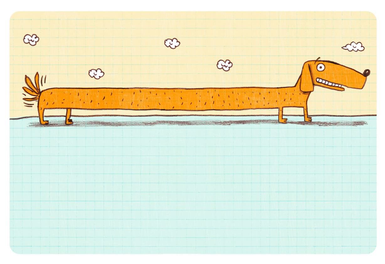 Wiener Dog Funny Goodbye Card