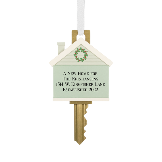 New Home Key Personalized Ornament, , large image number 4