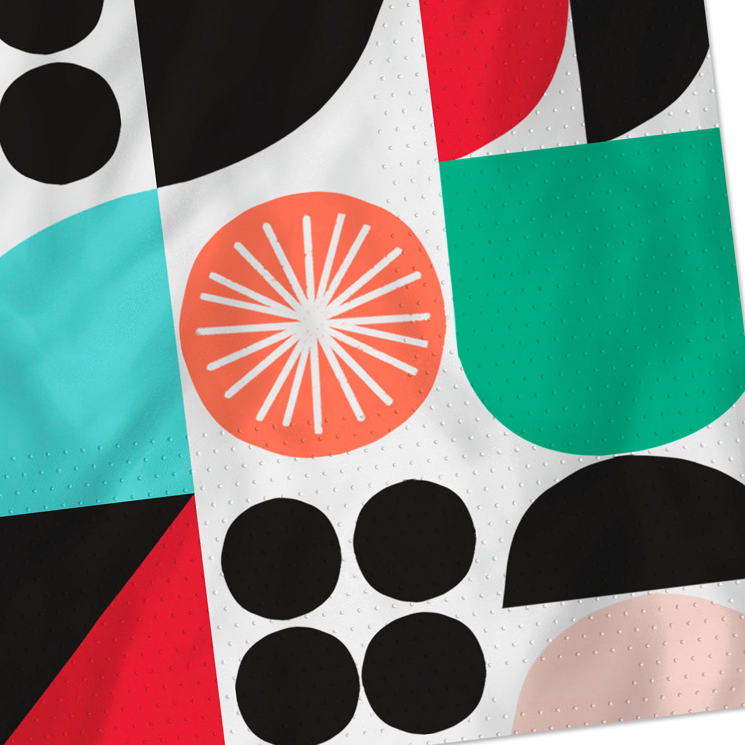 Multicolor Mod Dinner Napkins, Set of 16, , large image number 4