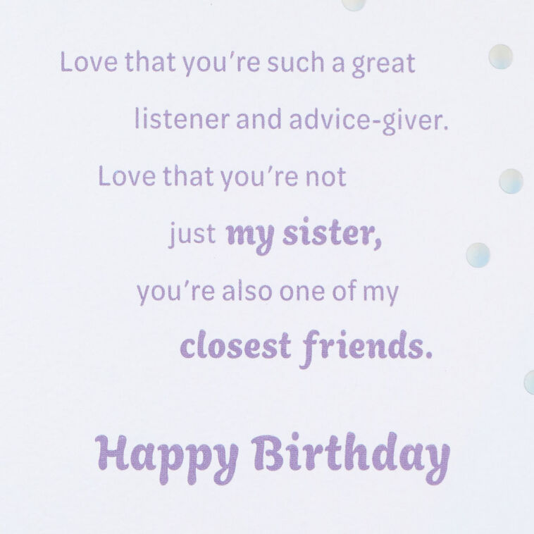 Love So Much About You Birthday Card for Sister, , large image number 3