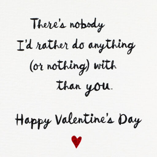 I Love Spending Time With You Romantic Valentine's Day Card, 