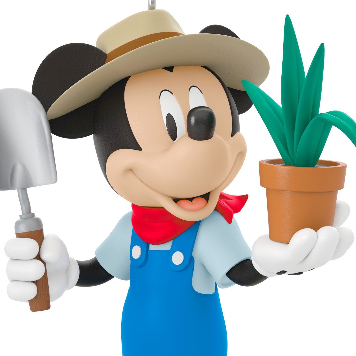 Gardener Mickey Keepsake Ornament closeup view image number 5