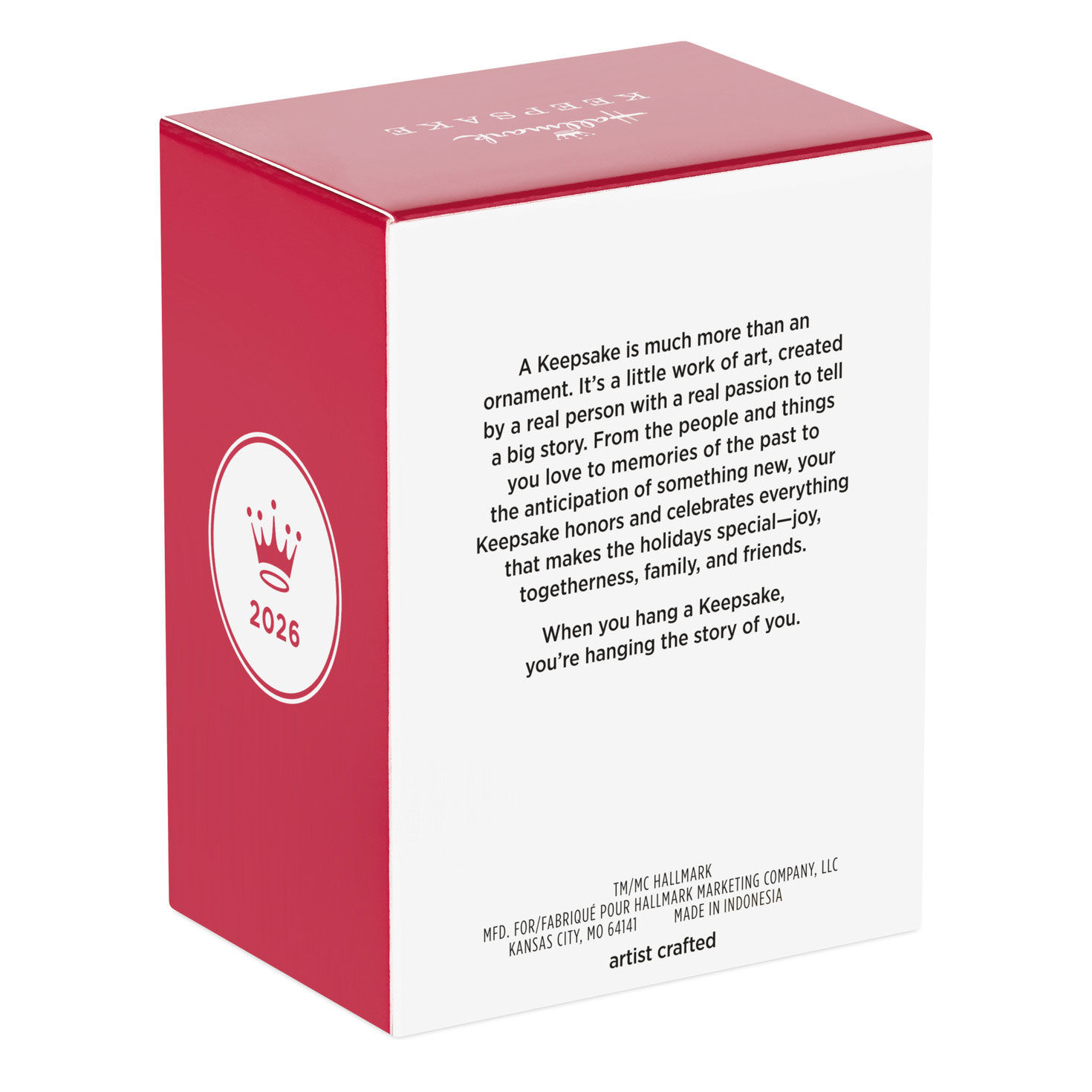 White Robot Eve from Wall-E Keepsake Ornament Package back image number 8