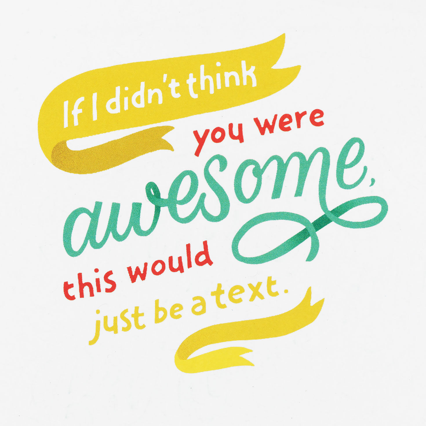 Banner and Cake Funny Birthday Card Sentiment image number 2
