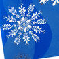 Blue and White Snowflakes Dad Christmas Card from Daughter Card Front Detail image number 5