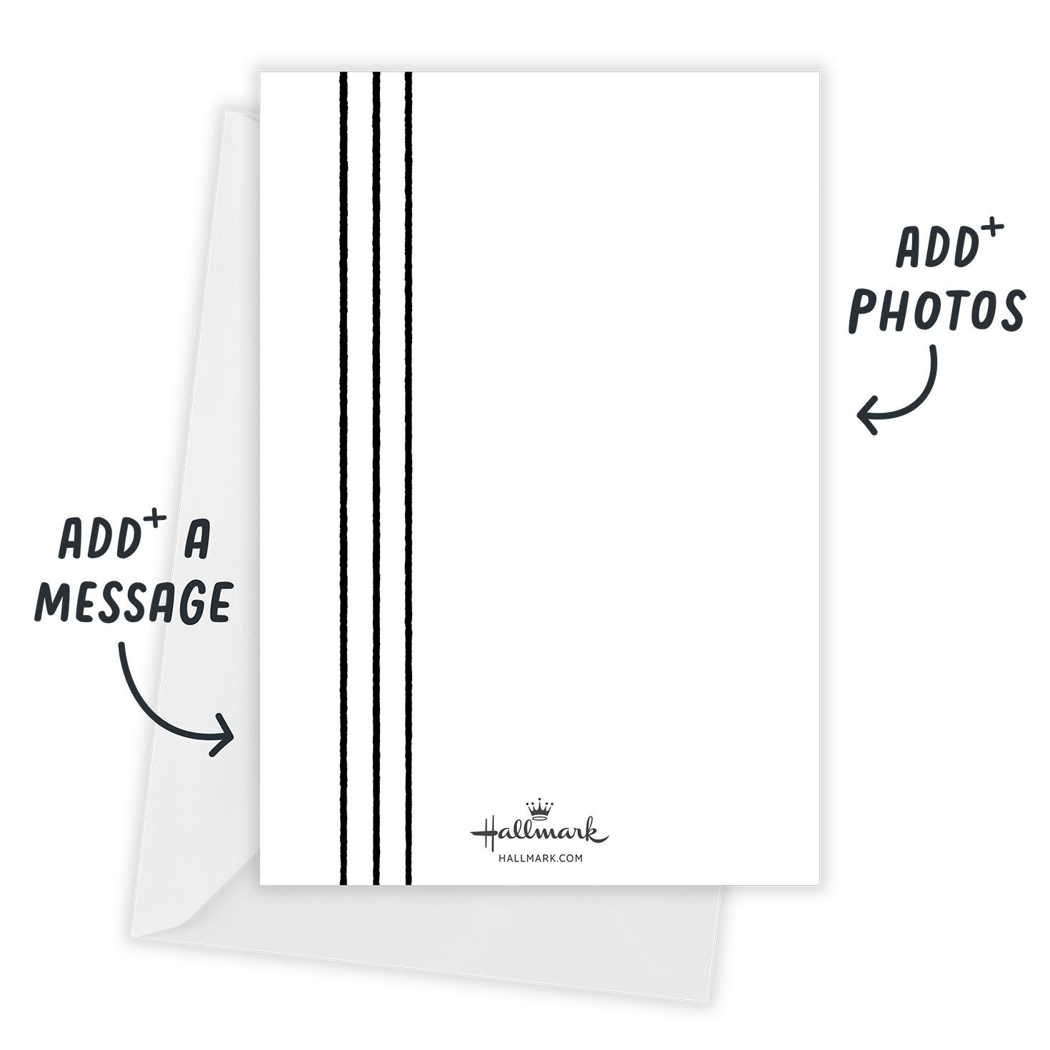 Hello Little One Black and White Birth Announcement, , large image number 3