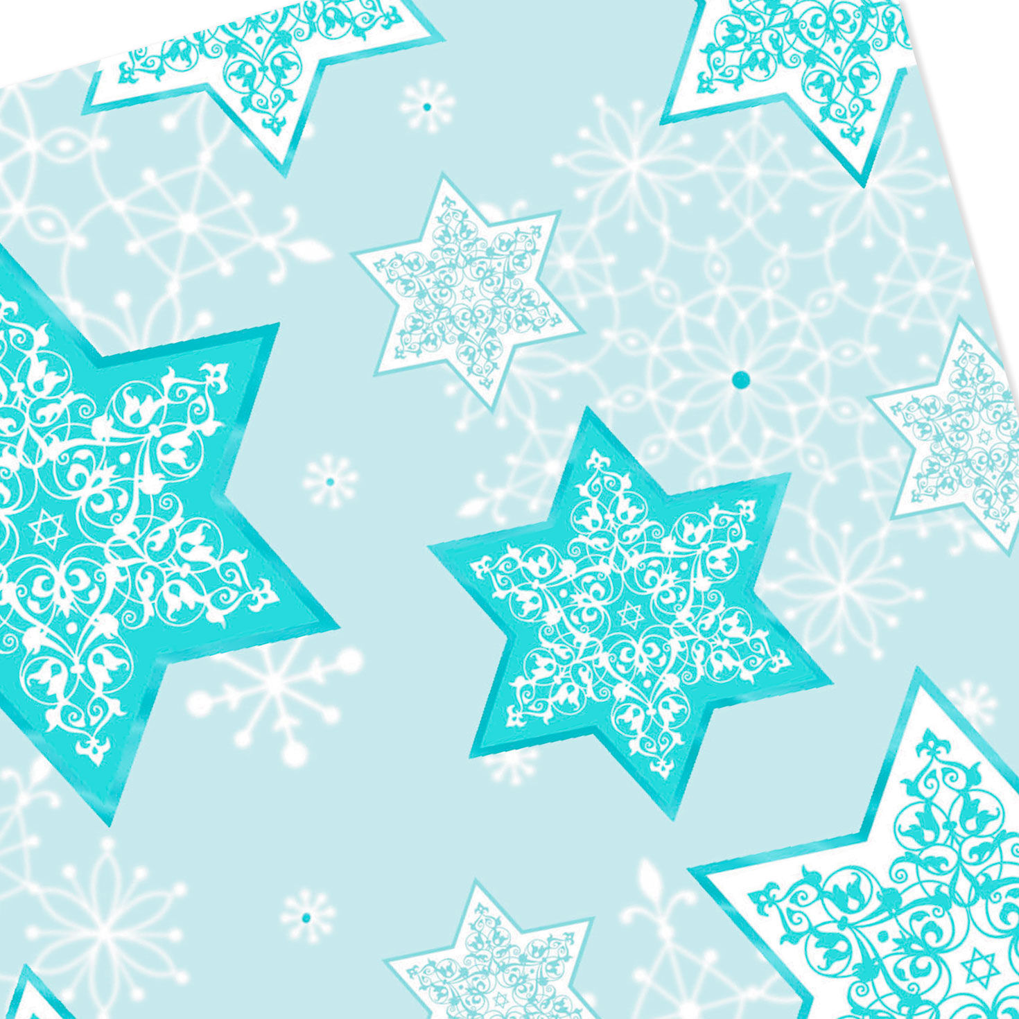 Blue and White Stars of David Hanukkah Cards, Pack of 6 for only USD 5.99 | Hallmark