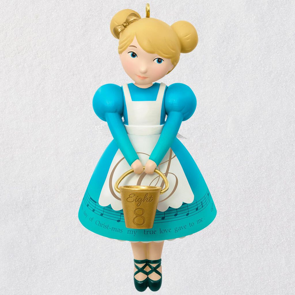 Twelve Days Of Christmas Eight Maids A Milking Ornament Keepsake Twelve Days Of Christmas Eight Maids A Milking Ornament