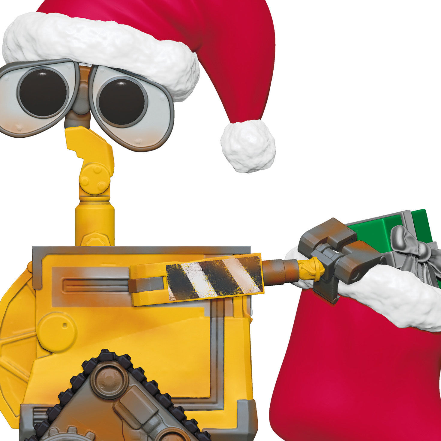 Wall-E With Stocking Keepsake Ornament closeup view image number 5