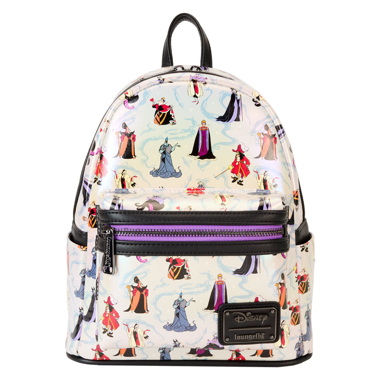 Loungefly Disney Villains Iridescent Mini Backpack Handbags Purses Hallmark