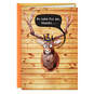 Mounted Deer Head Funny Birthday Card, , large image number 1