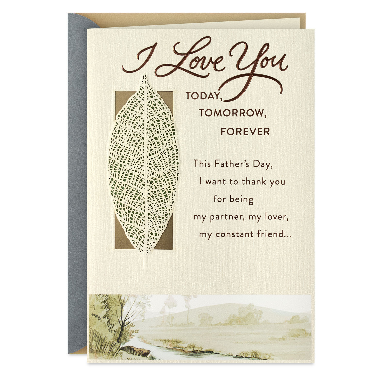 Love You With All My Heart Romantic Father's Day Card