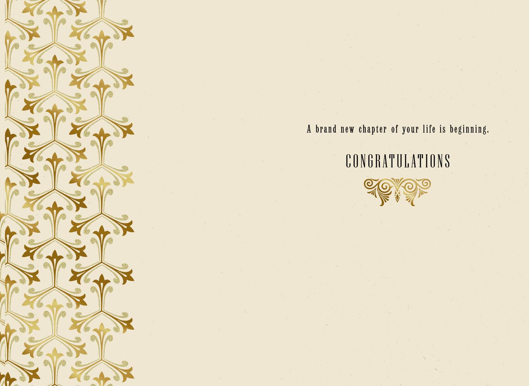 New Hopes New Home Congratulations Card