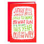 Jingle Bells Song Funny Christmas Card, , large image number 1