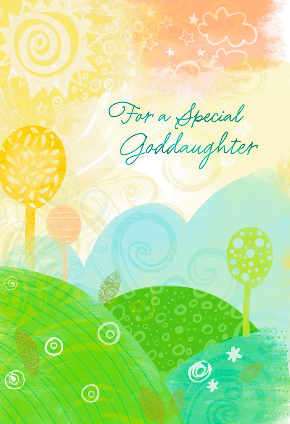For a Special Goddaughter Receiving Her Degree Graduation Card