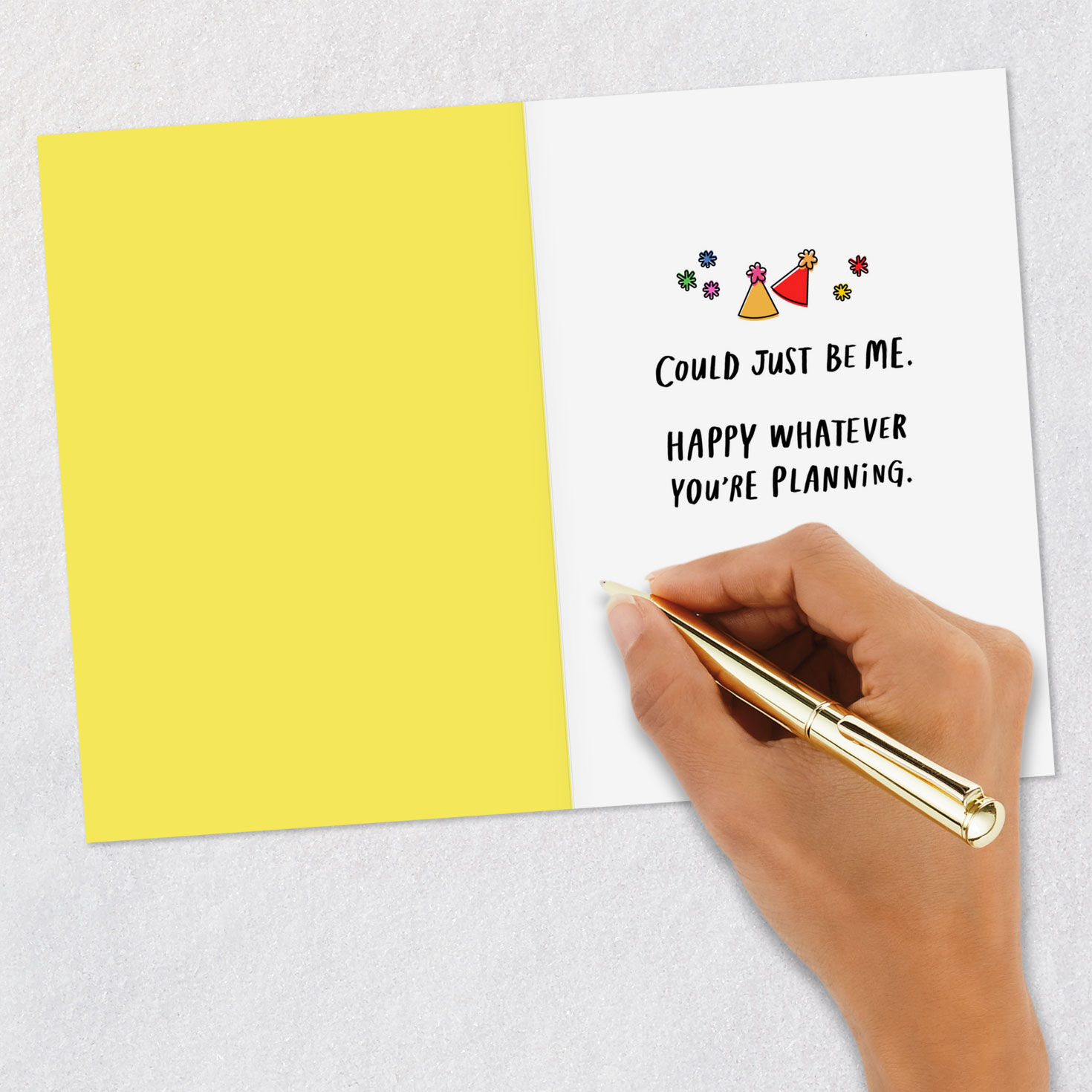 Sweatpants, Chips and Crime Shows Funny Birthday Card Signing card image number 6