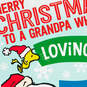 Peanuts® Snoopy and Woodstock Funny Christmas Card for Grandpa, , large image number 4